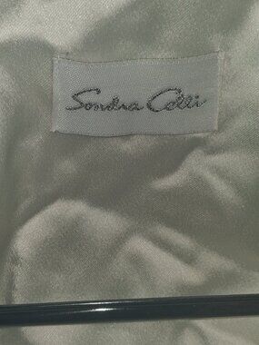 Sondra Celli Designer Nautical Striped Rhinestone Anchor Blazer